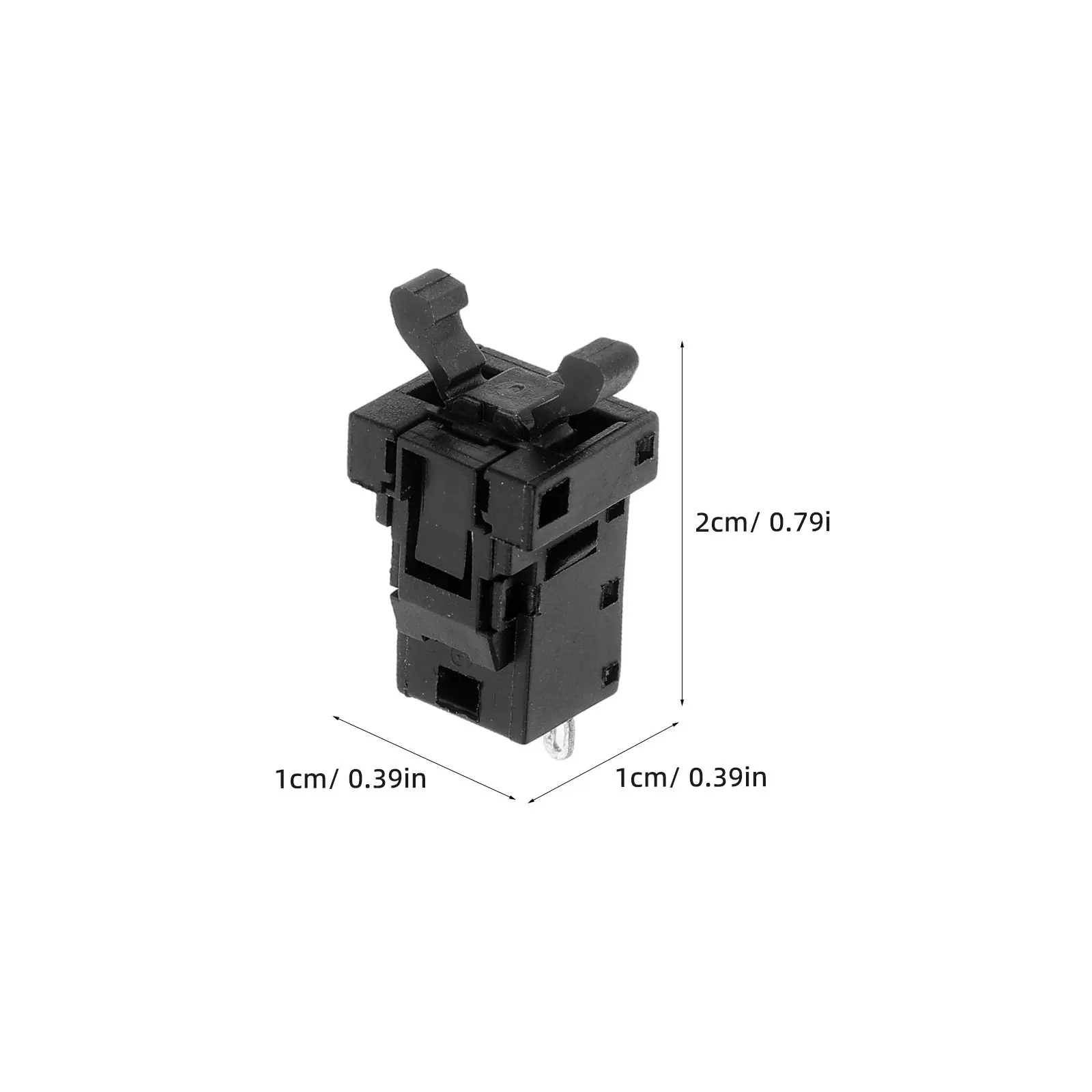 10Pcs Plastic Push Latch for Trash Bin Lid Replacement Assembly Touch Lid Bin Repair Cabinet Door Latch Hood Locking Push Clips
