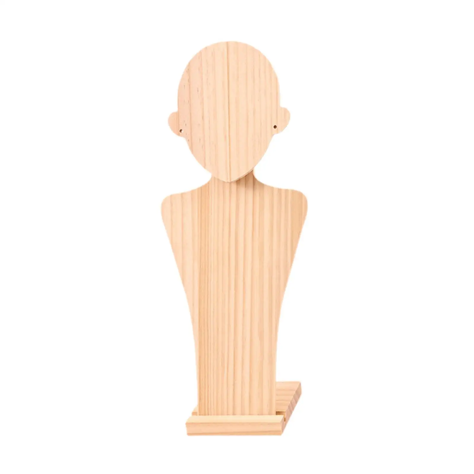 

Necklace Holder Thickened Base Jewelry Display Stand for Organizing Earrings Home Decor Boutique Wooden Storage