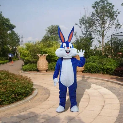 

New Adult Best Sale Foam Rabbit Fancy Cartoon Mascot Costume Plush Christmas Fancy Dress Halloween Mascot Costume