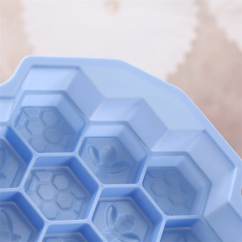 سيليكون 19 المحمول النحل العسل كعكة الشوكولاته الصابون الصابون الجليد قالب شمع لتقوم بها بنفسك قالب شمع العسل كعكة أدوات خبز قالب خبز #5