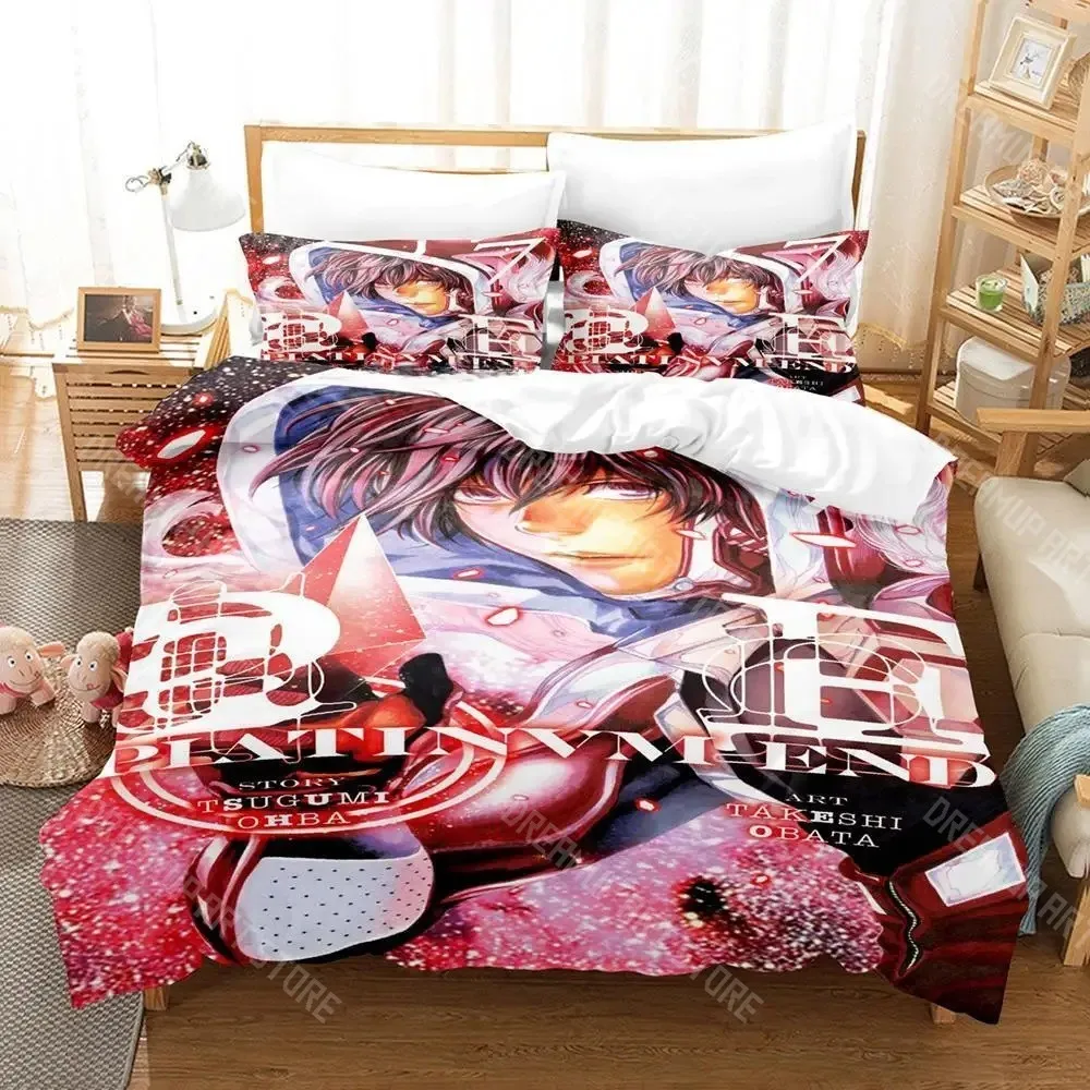 3D Printed Platinum End Bedding Set for Boys Girls Duvet Cover And Pillowcase Included Twin Queen King Full Single Double Sizes