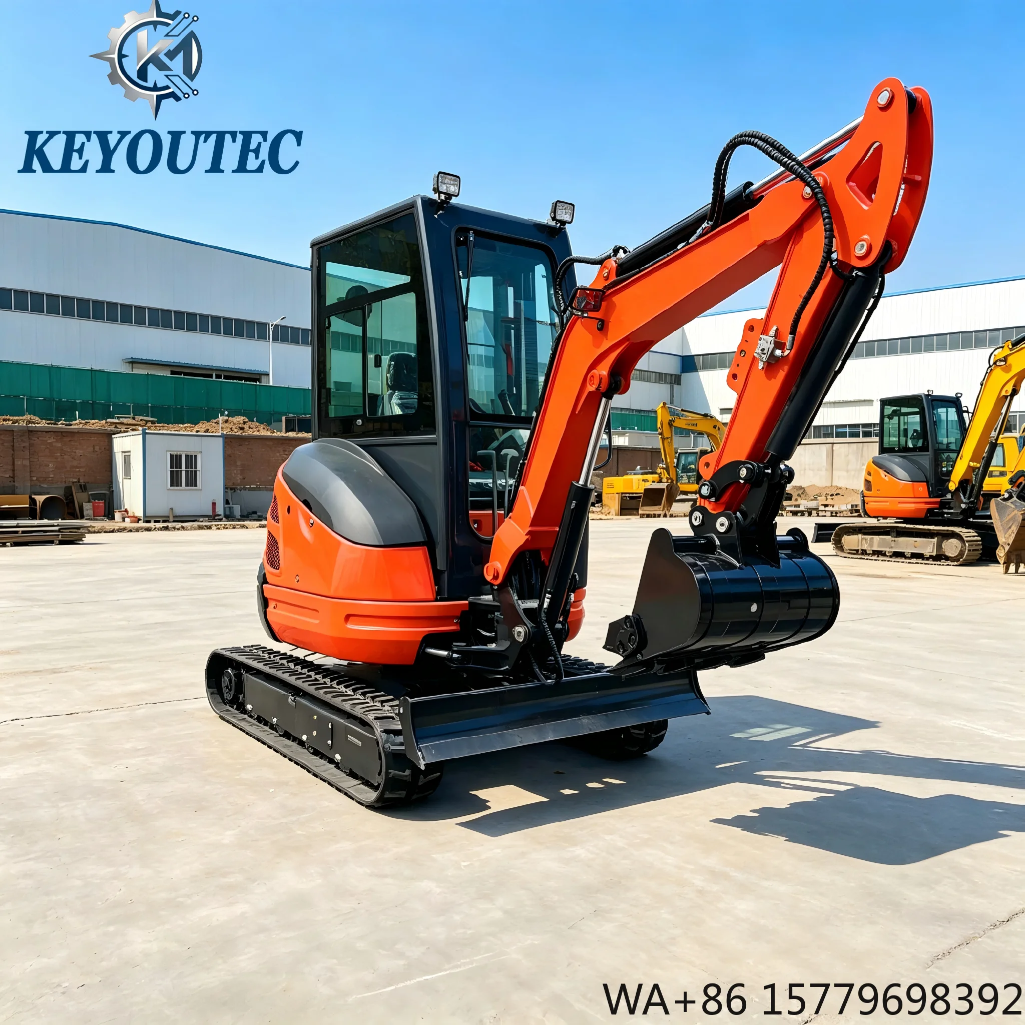 Top Rated Wholesale CE Approved 2 Ton Compact Design Hydraulic Thumb Auxiliary Valve Agriculture Orchard Crawler Mini Laidong