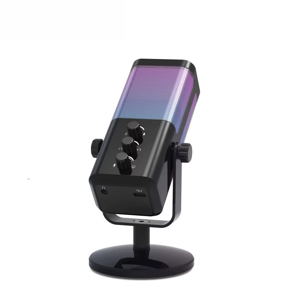 

Горячая Распродажа 2025, VOXFULL M7, портативный RGB настольный/USB-шумоподавление, игровой микрофон для киберспорта, записи в прямом эфире для студии