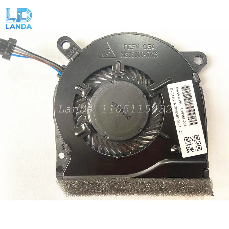 

Original CPU Cooling Fan For HP Pavilion 14-CE 14-ce1004tx 1006tx TPN-Q207 Laptop Fan L26368-001 L26367-001 NS85B00-17K16 17K17