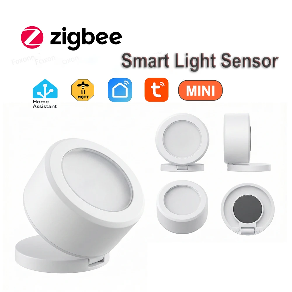 

Датчик освещенности ZigBee, датчик яркости, детектор освещения для домашней автоматизации с подключением к устройствам Tuya через 2MQTT
