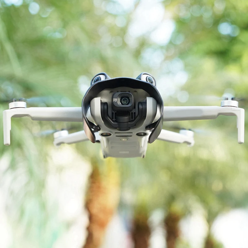 1 sztuka osłona obiektywu części zamienne do DJI Mini 4 Pro Drone osłona obiektywu kaptur Sunhade chroniąca przed zarysowaniami obudowa ochronna przed kamerą