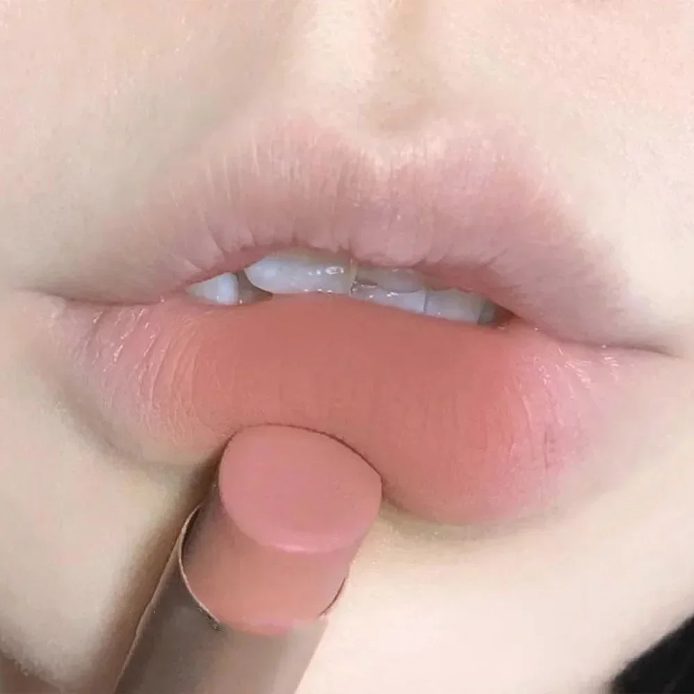 

Naked Apricot Lip Gloss Velvet Matte Lipstick Waterproof Lasting Good Color Pink Purple Daily Sexy Makeup Have Temperament