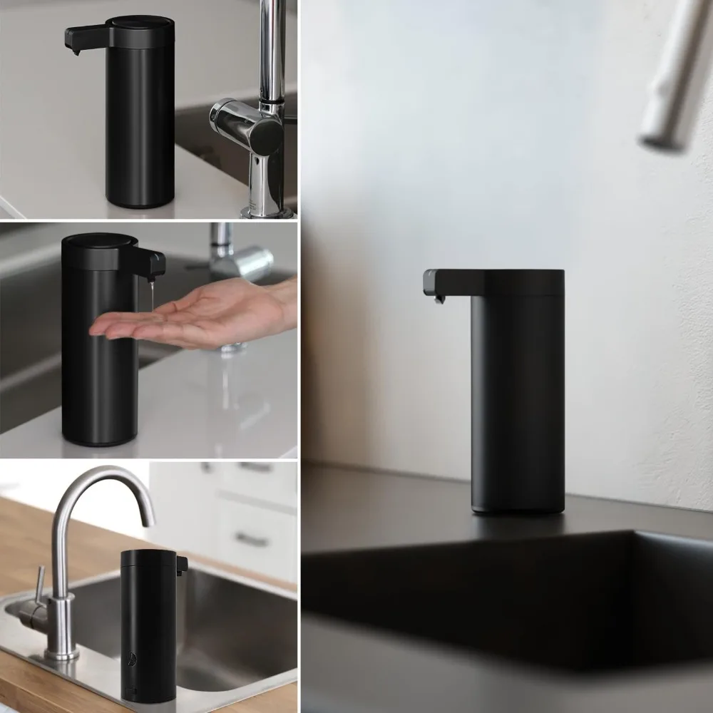 Automatic Liquid Soap Dispensers Stainless Steel Touchless Usb Recharge Waterproof Intelligent Bathroom Kitchen Accessories