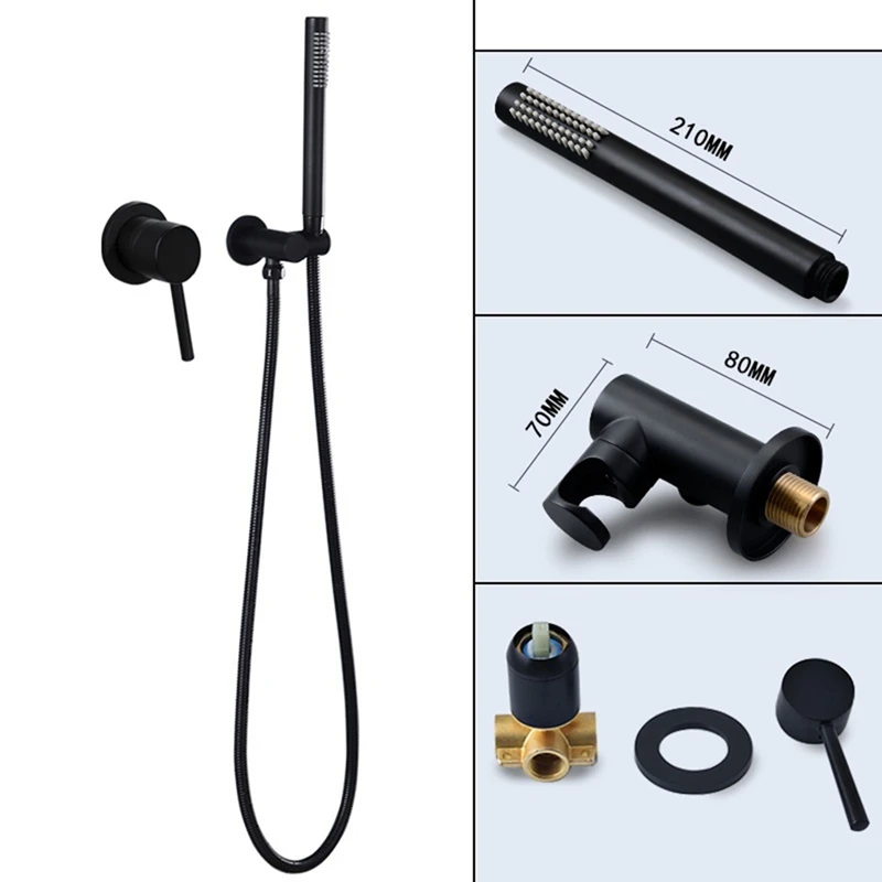 TKOH-Wall Mounted Hot And Cold Water Showerhead Shower Set Shower Set
