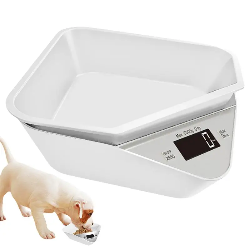 New Born Dogs Cats Puppy Animal Weighing Tools  Digital Pet Scale High Precision Electronic Pet Detachable Pet Food Dispenser