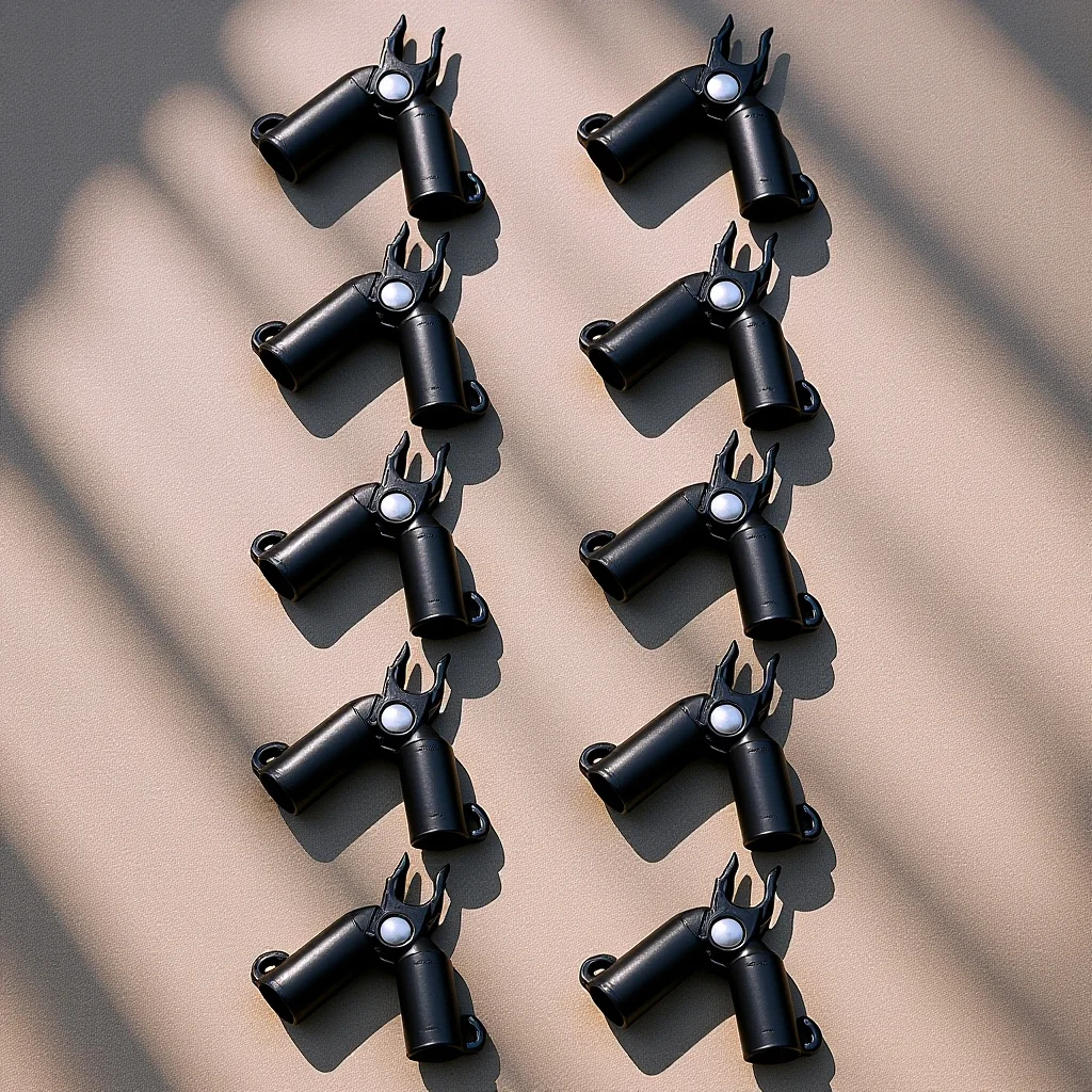 

10Pcs Garden Stake Connectors Adjustable Plant Connectors 0-70 Degree Plastic Connection Tube Clips for Tomato Vine Eggplant