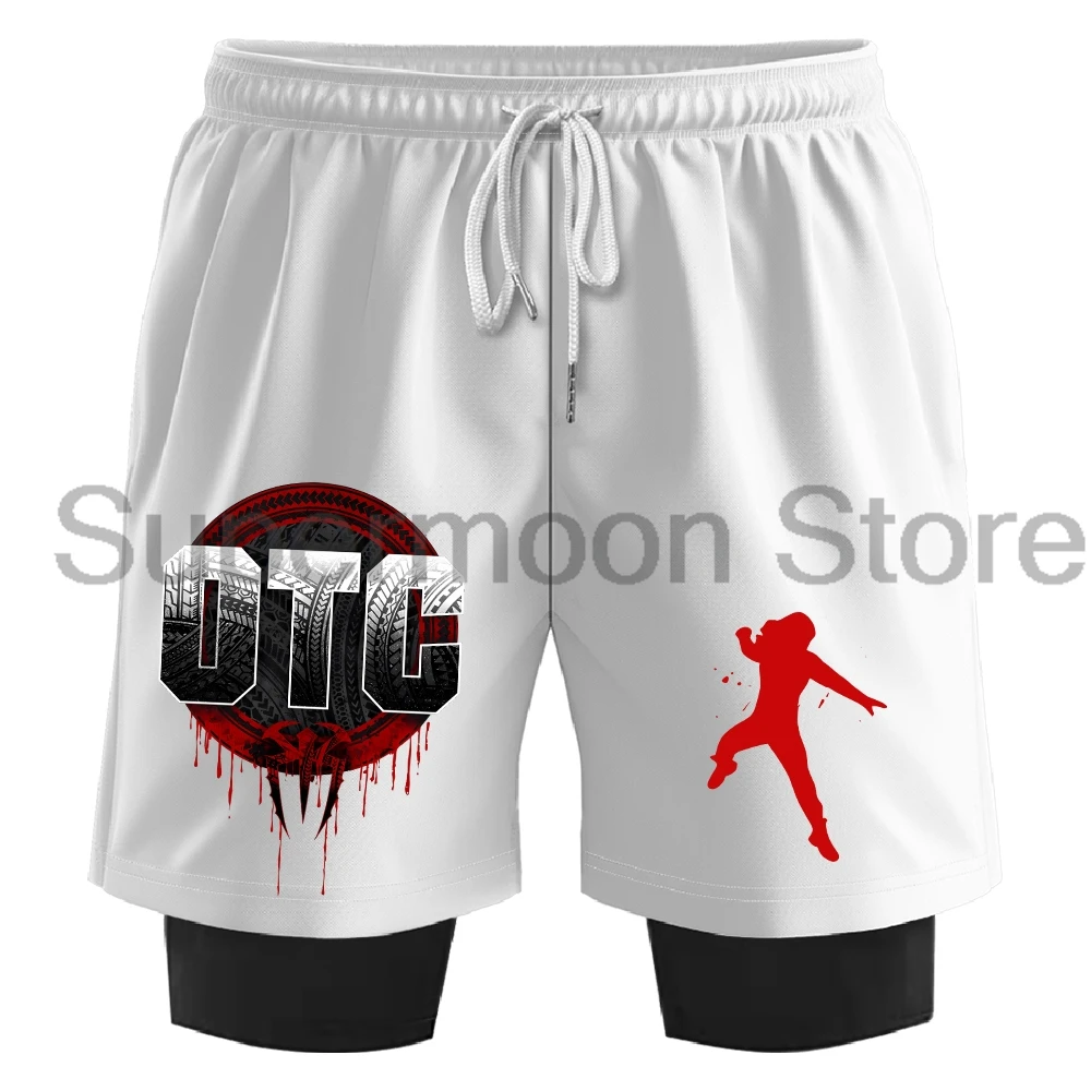 Roman Reigns OTC Sweatshorts Women Men's 2 in 1 Running Shorts Basketball Pants Unisex Outdoor Sportwear