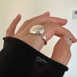 XINYI New in 925 Sterling Silver Ellipse Smooth surface Women's Rings Wedding Luxury Designer Jewelry Wholesale Jewellery Moneys