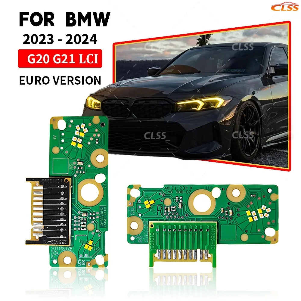 

DRL LED Boards Yellow Blue Amber Red For BMW 3 Series G20 G21 G28 LCI 2022-2024 LED Headlight Daytime Running Light Chips Module