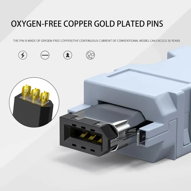 SM-6P Connector 1394 Encoder Plug Compatible with Yaskawa Panasonic Delta Servo Driver Plug-in Connectors for 16-28AWG Wire