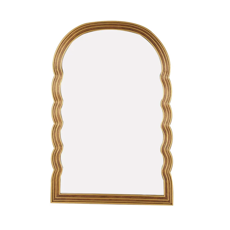 

Vaulted wall-mounted decorative mirror cosmetic mirror Nordic wall-mounted bathroom