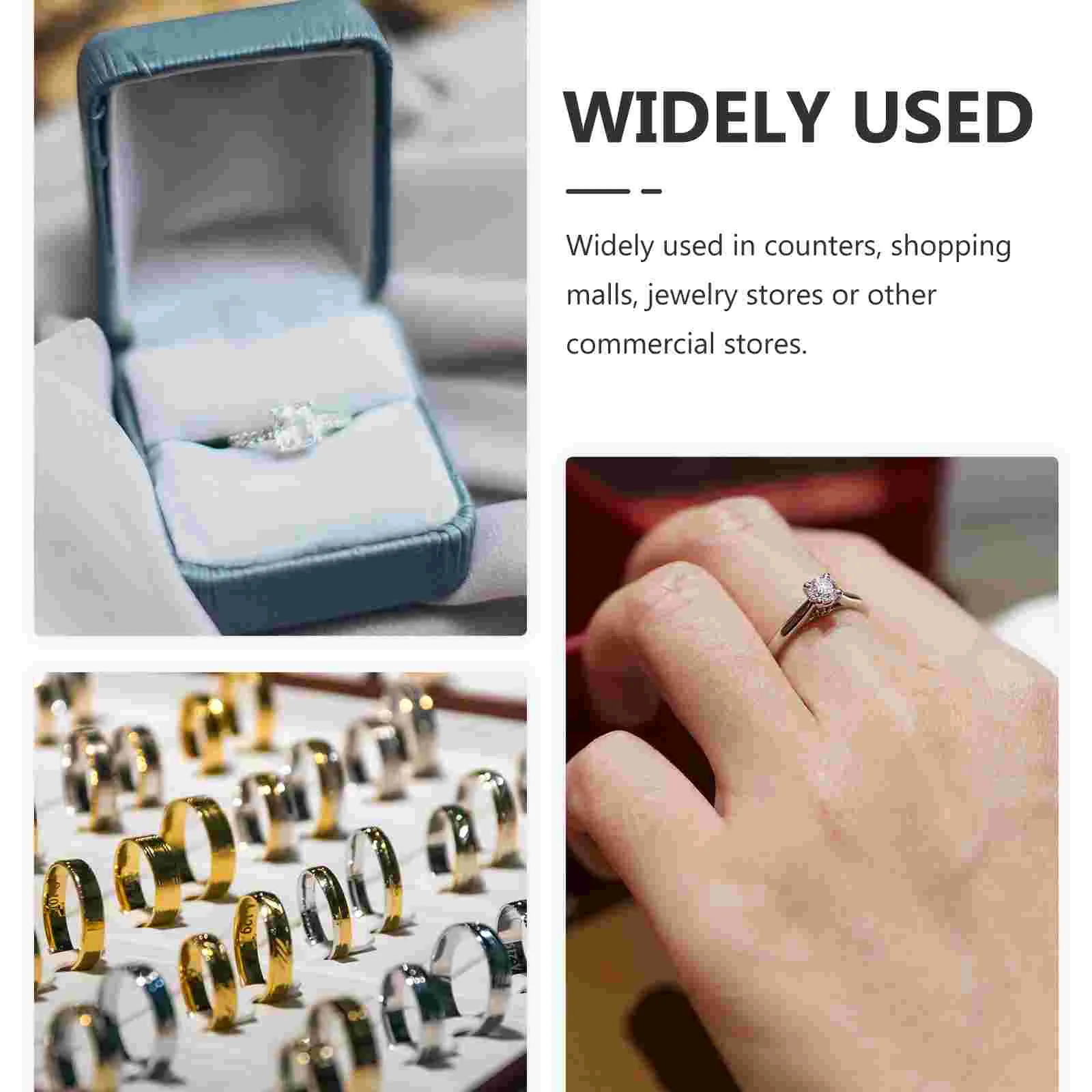 10 Pcs Tag Signs for Store Display Mini Jewelry Cubes Numbers Silver Metal Strong Alloy Smooth Professional