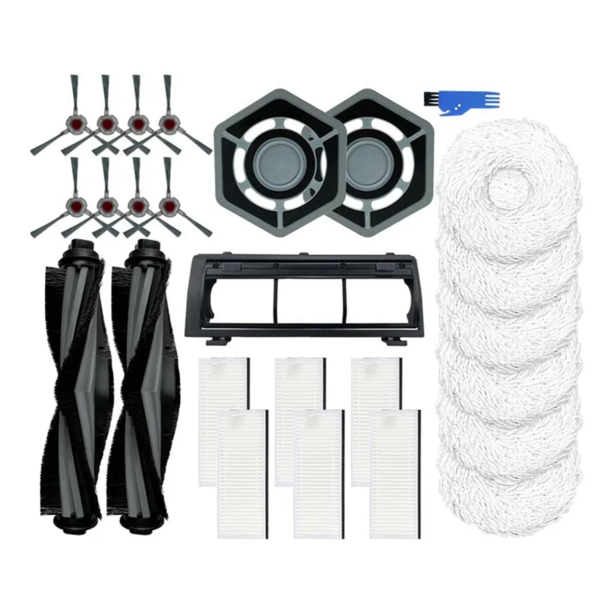 สําหรับ Ecovacs Deebot N9 +/N9 + Plus หุ่นยนต์เครื่องดูดฝุ่นอะไหล่หลักแปรงด้านข้าง Hepa Filter Mop ผ้า Pad