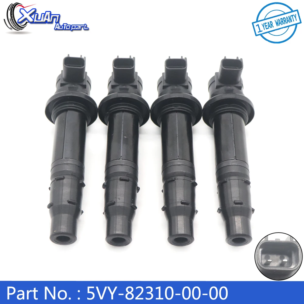 XUAN Ignition Coil 5VY-82310-00-00 For Yamaha FZ1 V-MAX 1700 YZF-R1 YZF-R6 Venture FX Nytro SR Viper RX-1 for KAWASAKI CBR 600RR