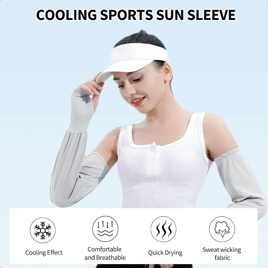 Homelove UV Sun Protection Arm Sleeves for Men WomenUPF 50 Cooling Athletic Sports Sleeve for Football Golf