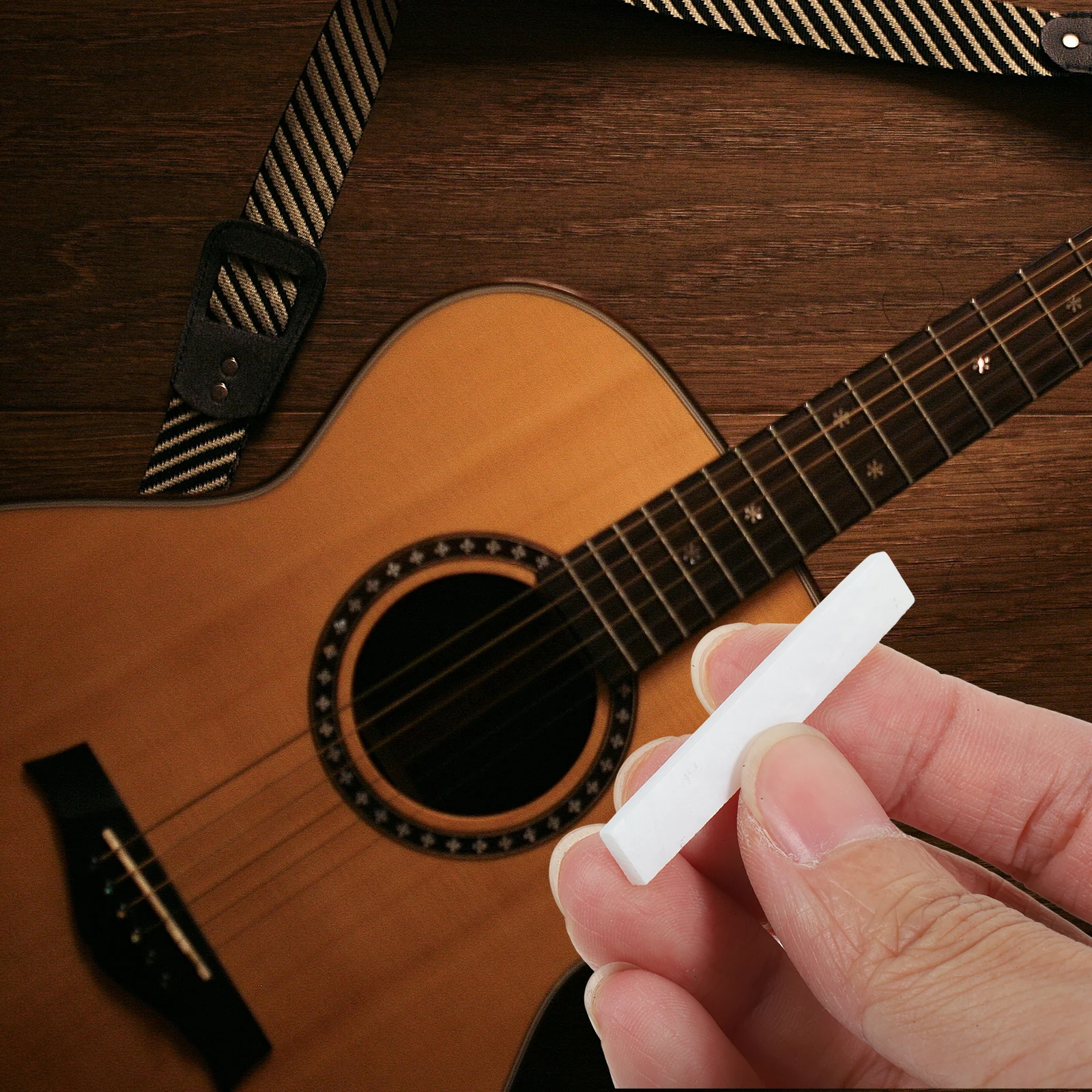 

10pcs Shell Material Blocks Inlay Abalone Guitar Fretboard Veneer Guitar Inlay Material Ideal Decoration