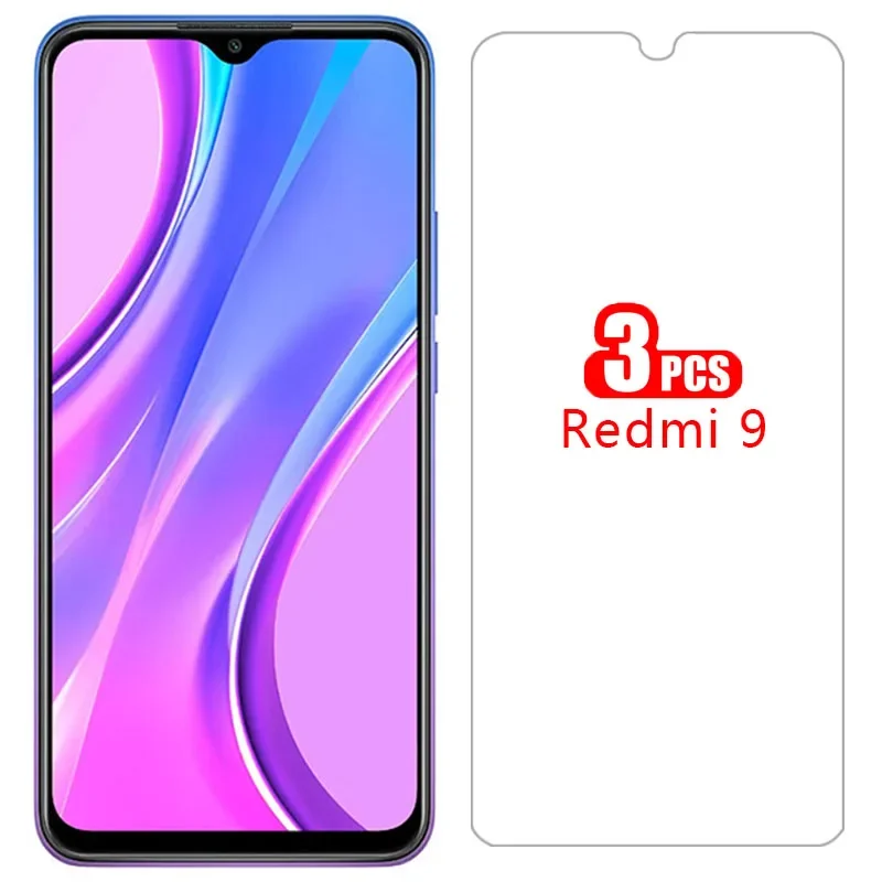 case for xiaomi redmi 9 cover screen protector tempered glass on redmi9 protective phone coque bag xiomi xiami xaomi readmi remi