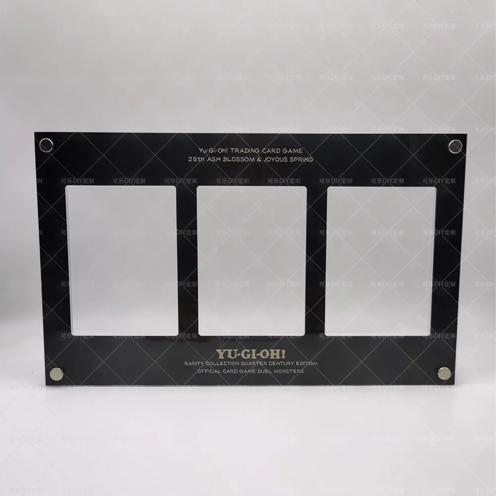 DIY بطاقة الاكريليك الطوب ليو غي أوه! بطاقة المجموعة، حامل عرض واقي لسطح الطاولة من الله المصري، بدون بطاقة، هدية للعطلات #6