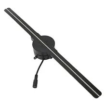 Ventilador de holograma 3D 16,5 pol. 2000x224 WiFi Projetor 3D com 224 contas de luz LED para publicidade em lojas de negócios