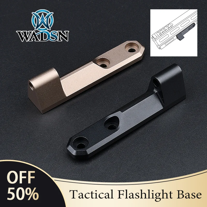 WADSN Tactic M340 M640 Hunting Light SF Inline Pro Mount Flashlight Base Adjustable Base Fit M-Lok Keymod Rail AR15