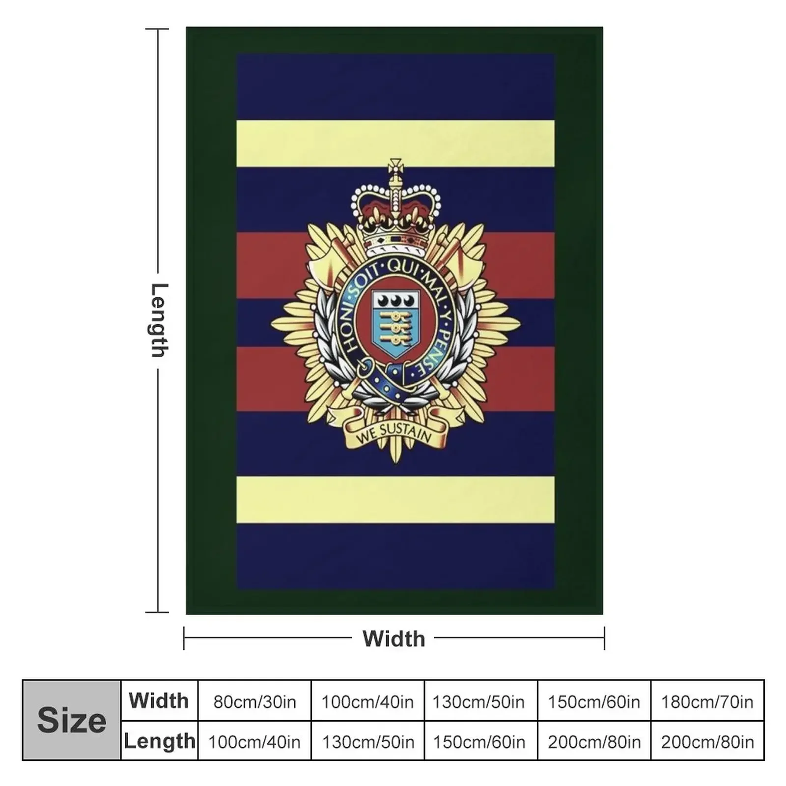 Royal Logistics Corps RLC CAP BADGE Throw Blanket Summer Beddings Soft Blankets