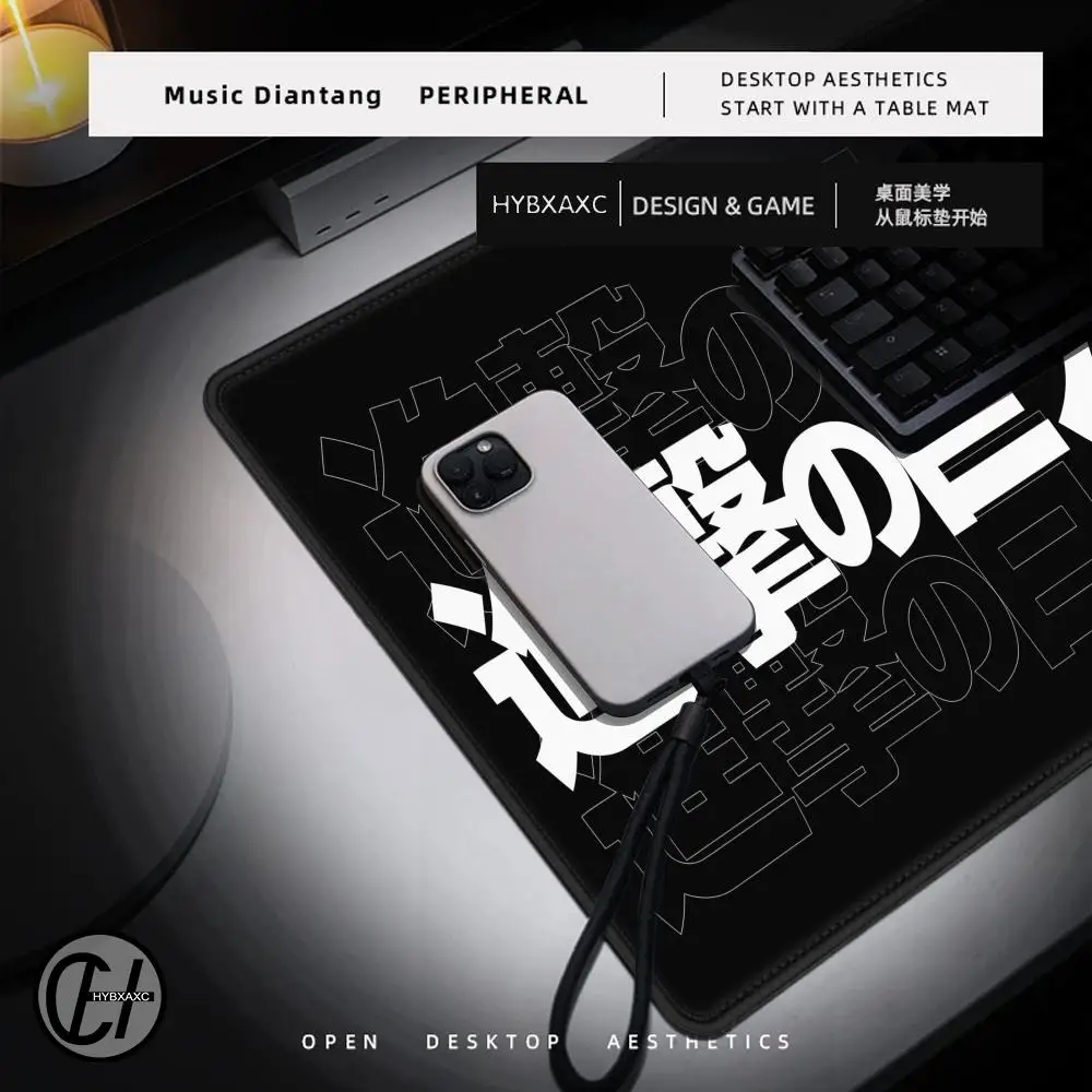 Attack On Titan Mouse Pad Gaming Accessories Keyboard Large Rubber Desk Mat Anime Computer Carpet Pc Gamer Non-slip Mousepad Xxl