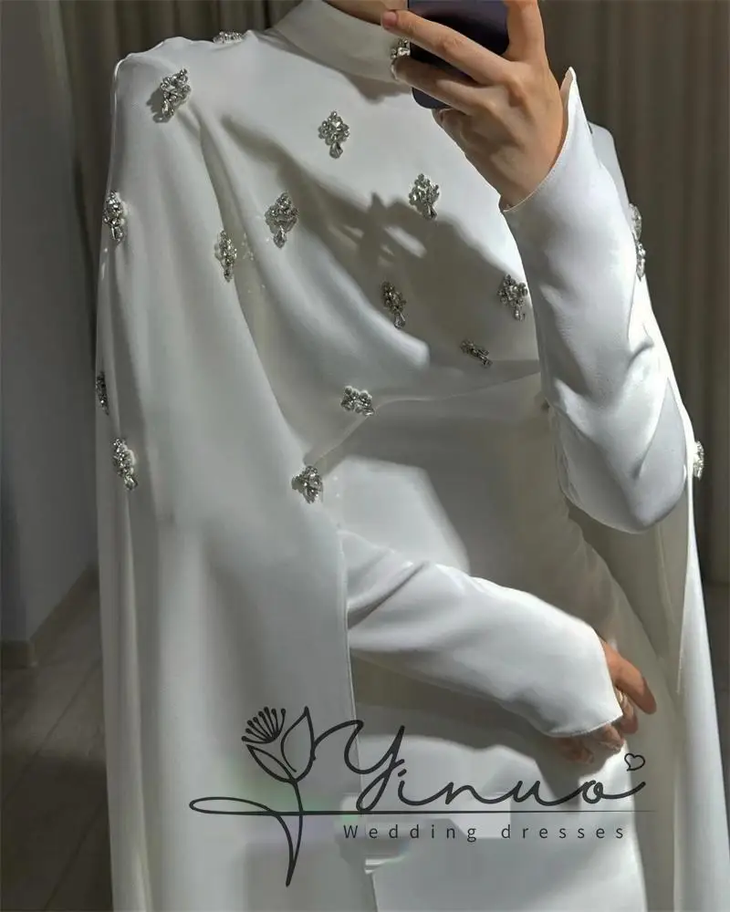 Robe de Soirée Élégante à Col Rond pour Femme, Tenue de Bal pour les Occasions Spéciales, Tout ce qui est à Dubaï, 2025