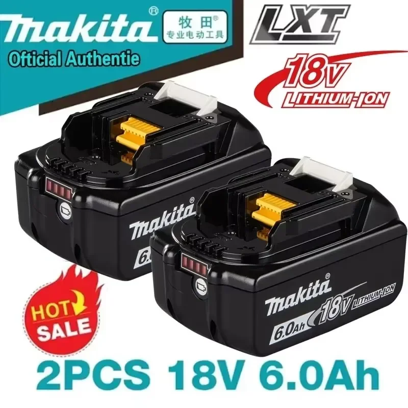 

Makita 18V Battery 6AH 5AH 3AH Li-ion Replacement LXT BL1860B BL1860 BL1850 BL1830 DHP482RFX9 BL1815 LXT400 for Cordless Drills