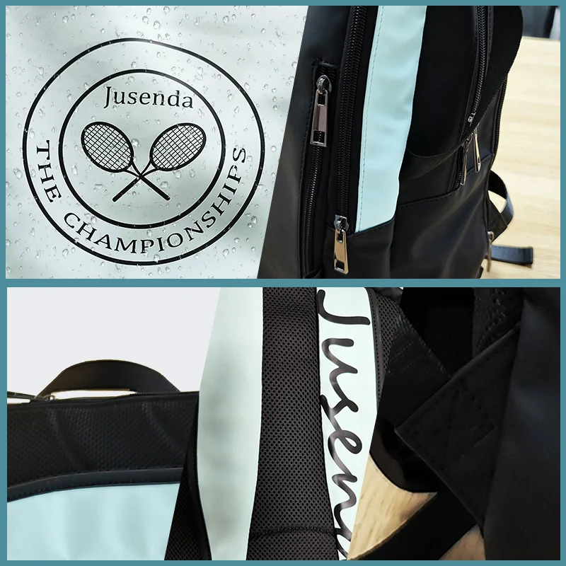 Jusenda Tennis Backpack High Quality Sporting Badminton Beach Tennis Padel Racket Bag Waterproof sports bag