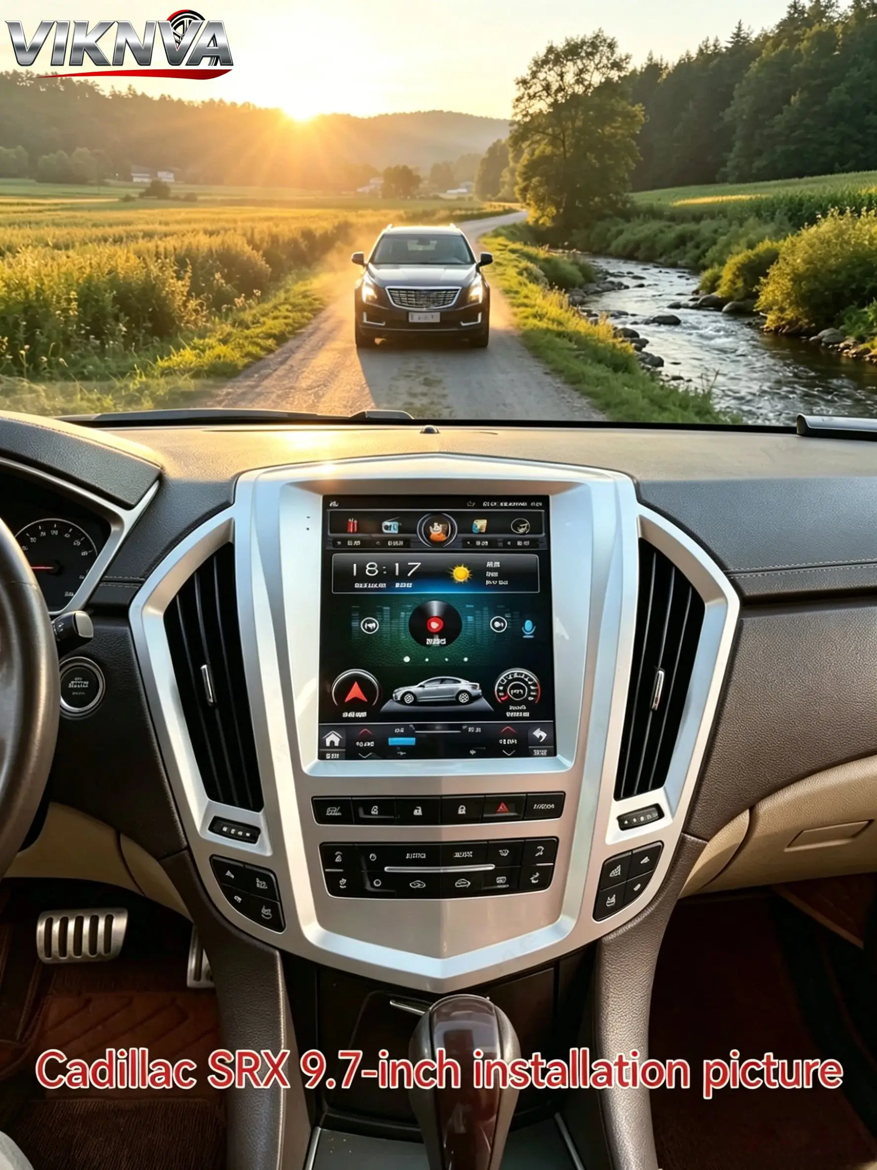 

For Cadillac SRX 2008 2009 2010 - 2012 Android Car Radio GPS Navigation Multimedia Video Player Stereo Receiver Head Unit