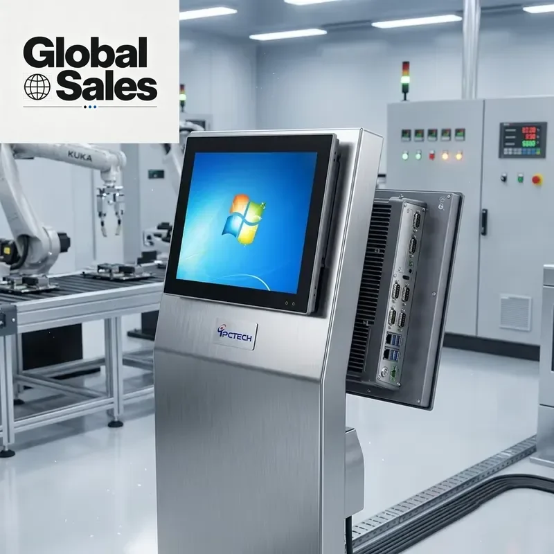 Rugged CNC Vandal-Proof All-in-One Touch Industrial Panel PC for Automation with Win Linux Support i3 i5 i7 4th to 13th Gen
