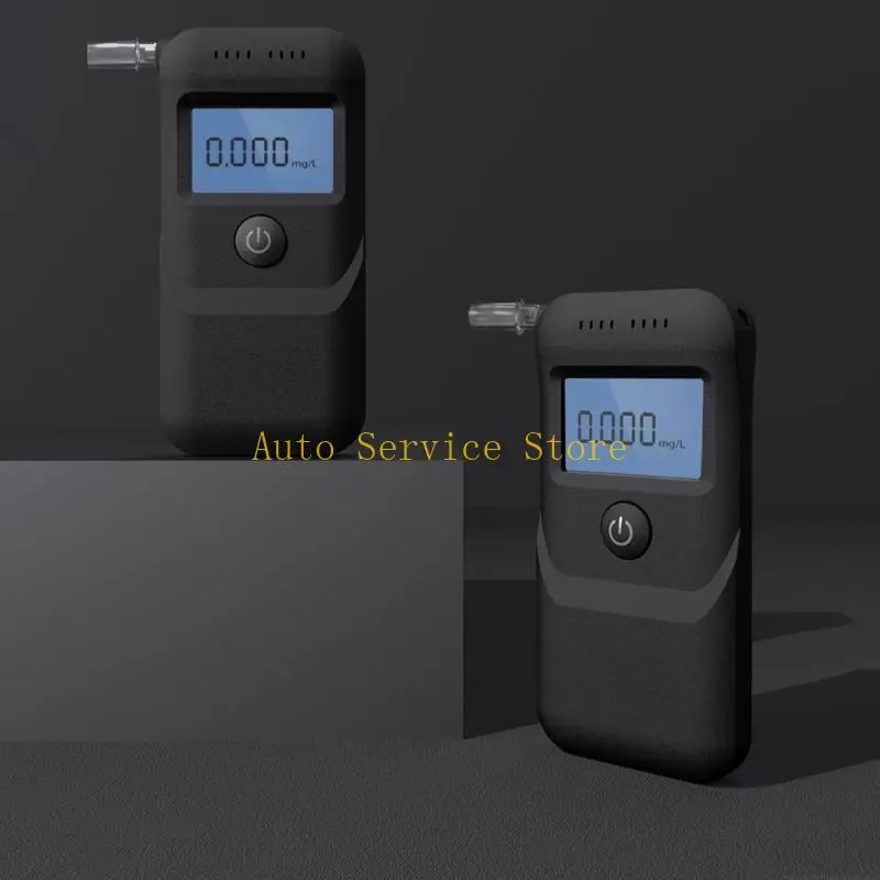 

462A Portable Breathalyzer High Precisions Tester with Voice Prompt & Reusable Mouthpieces for Drivers