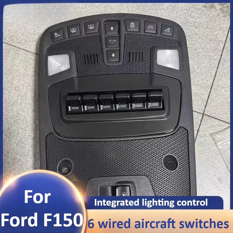For Ford F150 Six-Way Aircraft Switch Spotlight Relay Searchlight Switch Off-Road Modification Accessories