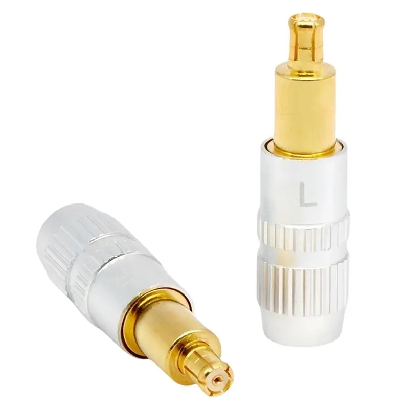 B04C-1Pair Copper A2DC Earphone Pin Plug For DIY ATH ADX5000 WP900 MSR7B 770H AP200, 4 Options