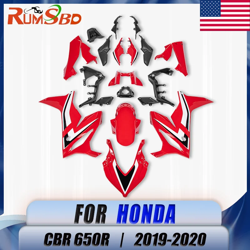 for Honda CBR650R 2019-2020 Unpainted Motorcycle Fairing Kit Full Set Bodywork Frame Accessories Complete Kit
