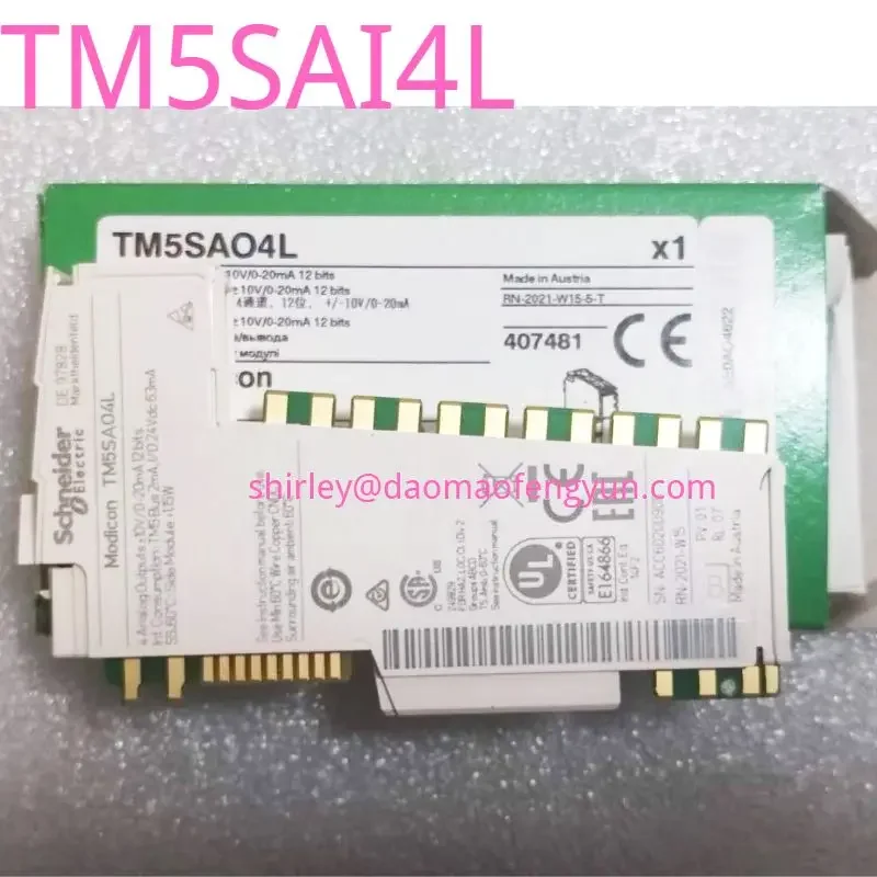 

Brand New TM5SAI4L/PLC analog input module with original and genuine stock warranty of one year