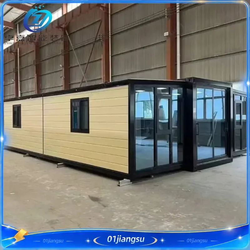 40ft Luxury Prefab Container House Foldable Modular Steel Frame Portable Tiny Home Movable Shipping Cabin Living Space