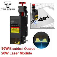 Twotrees 96W Electrical Output Laser Module 20W Laser Head Support Air Assist for TS2 Laser Engraver CNC Cut Machine DIY Tools