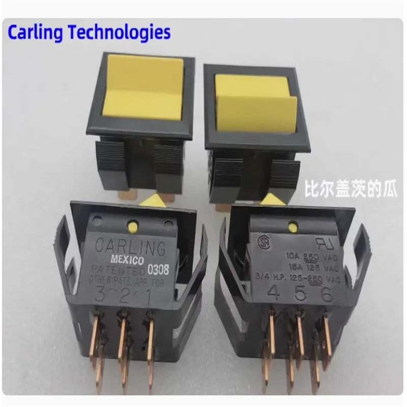 1 PCS American CARLING rocker switch 10A 250VAC 15A 125VAC 3rd gear