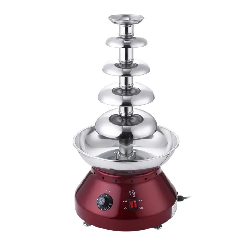 

Chocolate, fountain machine, spray tower, five floors.
