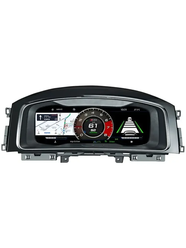 Car Dashboard Digital Cluster for Volkswagen Golf 7 R-line 2014-2020 Instrument Speedometer Display Auto Meter Screen Headunit