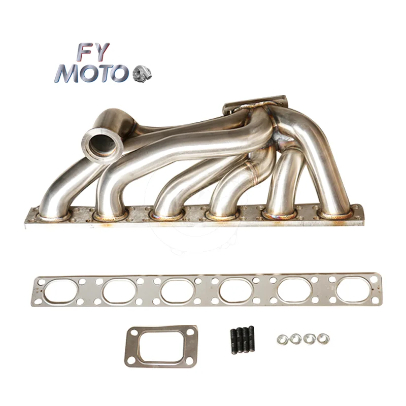 For BMW 3mm tube thick T3 E30 E34 24V M50 M52 S50 S52 M PERFORMANCE turbo Manifold