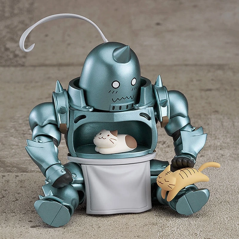 Chibi Clay Alphonse Elric FMA Figurine Cute Anime Kawaii Statue Desk Shelf Display Gift For Fans Teen Collectors Home Decor
