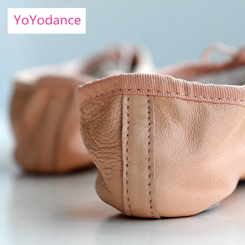 Factory Sale Full Sole and Splite Shoe Women Kids Soft Leather Ballet Shoes Wholesale