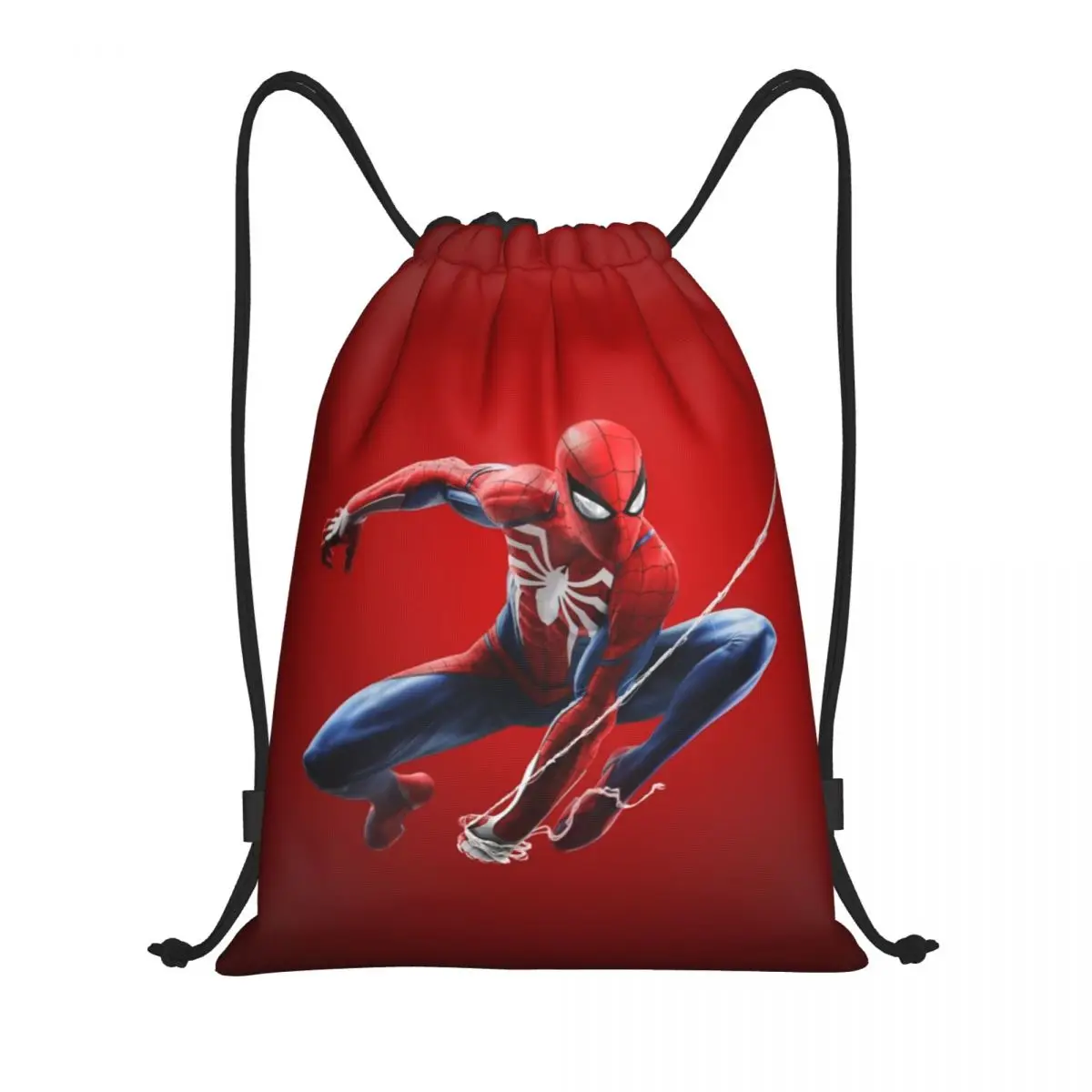 

Spider Man Drawstring Back Pack Bag Travel Storage Package Teenagers Beach Tote Bag School Sport Shoe Bag Portable